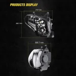 LED Motorcycle Headlight Goldwing GL 1800 120W Moto LED Light Headlights For Honda Gold Wing GL1800 2001-2017 Motobike Headlamp - Image 4