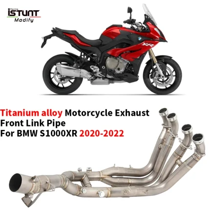 Slip For BMW S1000XR 2020 2021 2022 2023 Motocycle Exhaust Front Link Pipe Modify Moto Escape Tube Connecting Original Muffler